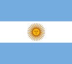 Flagge WM Titelfavorit Argentinien