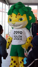 Zakumi war das Maskottchen in Südafrika 2010 