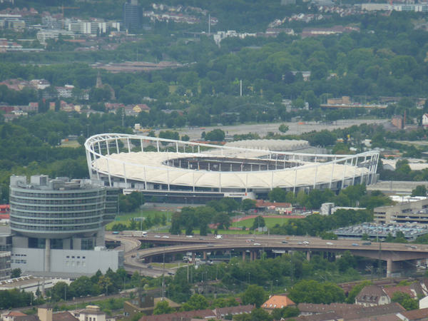 Stadion in Stuttgart - Deutschland trifft am 5. März auf Chile