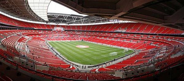Wimbey Stadion in London - Austragungsort des Finales der EM 2020