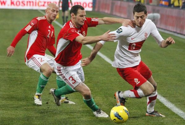 Ungarns Nationalmannschaft gegen Polen