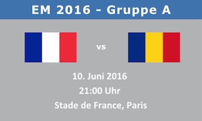 Wett Tipp Frankreich Rumänien 10 Juni 2016