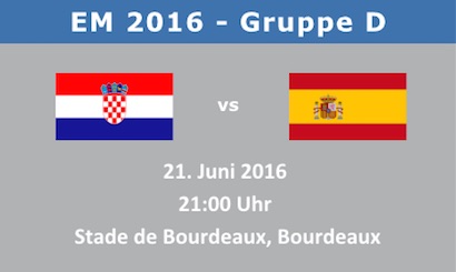 kroatien vs spanien em 2016 runde drei