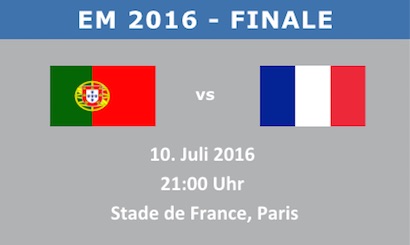 Wett Tipp Portugal Frankreich EM Finale 2016