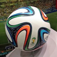 Spielball Brazuca der Weltmeisterschaft in Brasilien