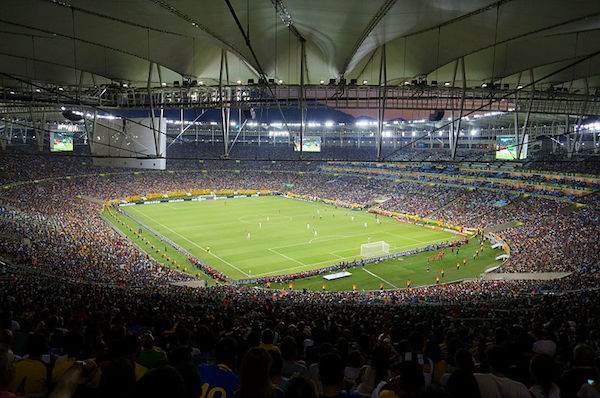 Das Finale der Fussball Weltmeisterschaft 2014 findet im Maracana statt