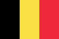 Flagge von WM Teilnehmer Belgien