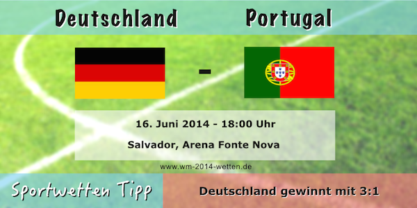 Sportwetten Tipp Deutschland Portugal