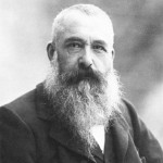 Der berühmte Maler Claude Monet im Jahr 1899