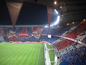 Der Parc de Princes in Paris