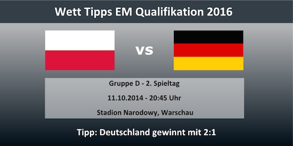 Polen Deutschland EM Quali 2016 Infobox
