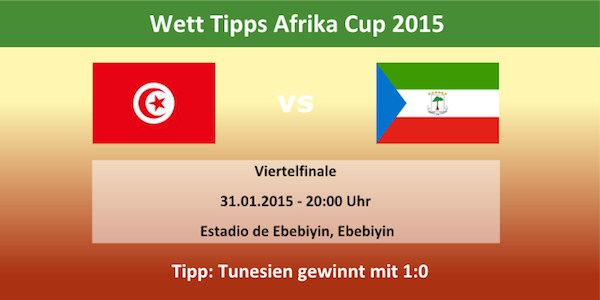 Wett-Tipp Afrika Cup Viertelfinale Tunesien vs Äquatorialguinea