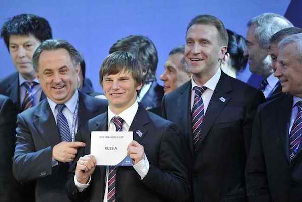 Arshavin präsentiert Russland als WM 2018 Gastgeber