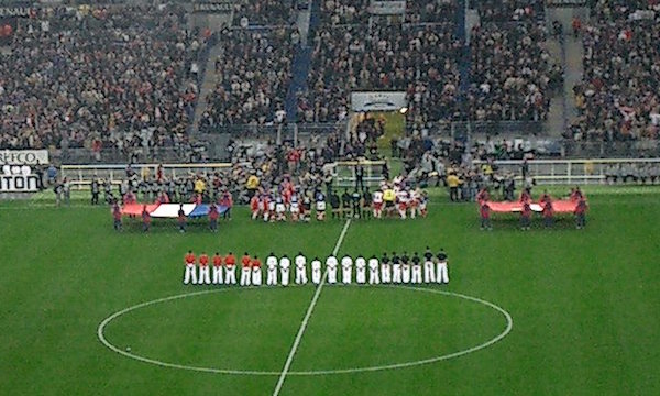Frankreich gegen Schweiz Fußball Stade de France