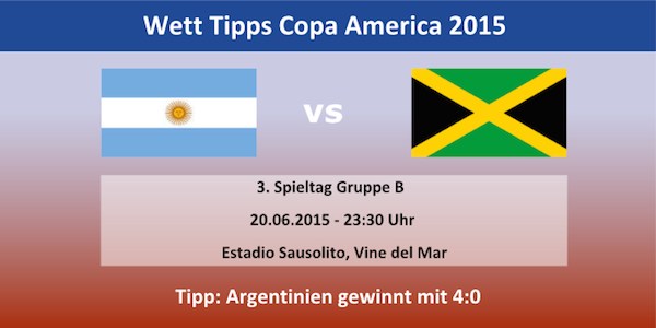 Wett Tipp Argentinien Jamaika Copa America