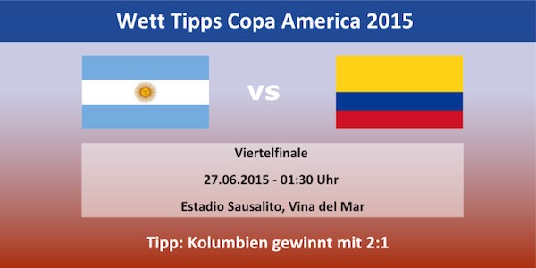 Argentinien Kolumbien Copa America Viertelfinale Infobox