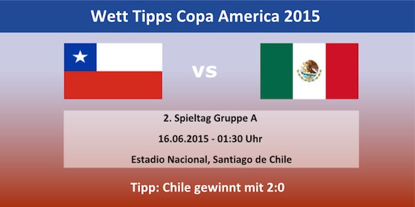 Wett Tipp Chile Mexiko Copa America 2015