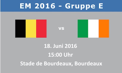 Belgien Irland runde zwei em 2016