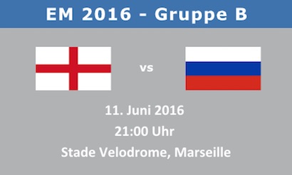 Wett Tipp England gegen Russland EM 2016