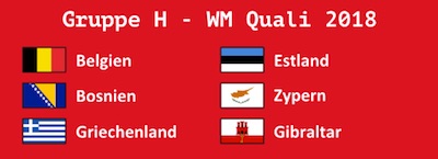 WM Quali Gruppe H mit Belgien