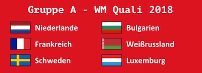 Gruppe A der WM Qualifikation 2018