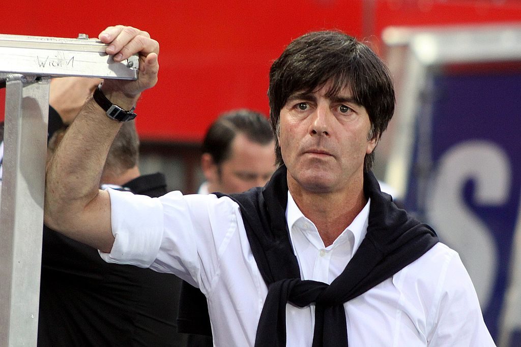 Joachim Löw Bundestrainer Deutschland während dem Spiel